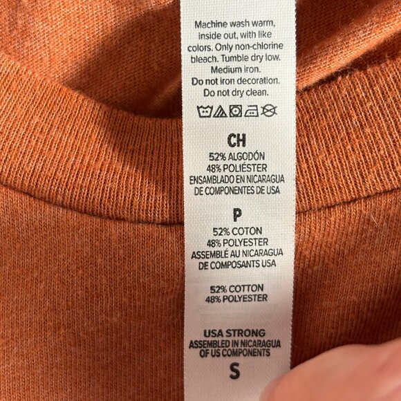 Peanut Butter Premium Soft Style T-Shirt in Golden Brown - Picture 5 of 5